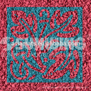 Outdoor-Kunststoff-Granulat epdm Klebstoff Teppichfliese